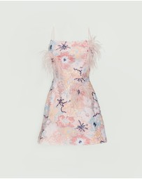 JUSTIN TONG - Jessica Beaded Mini Dress