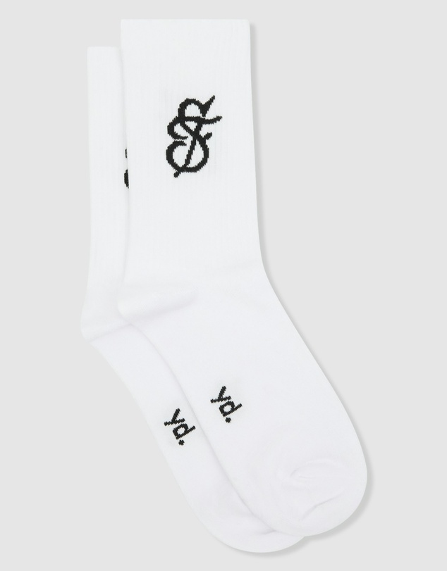 yd. - Logo Ribbed 2 Pack Socks