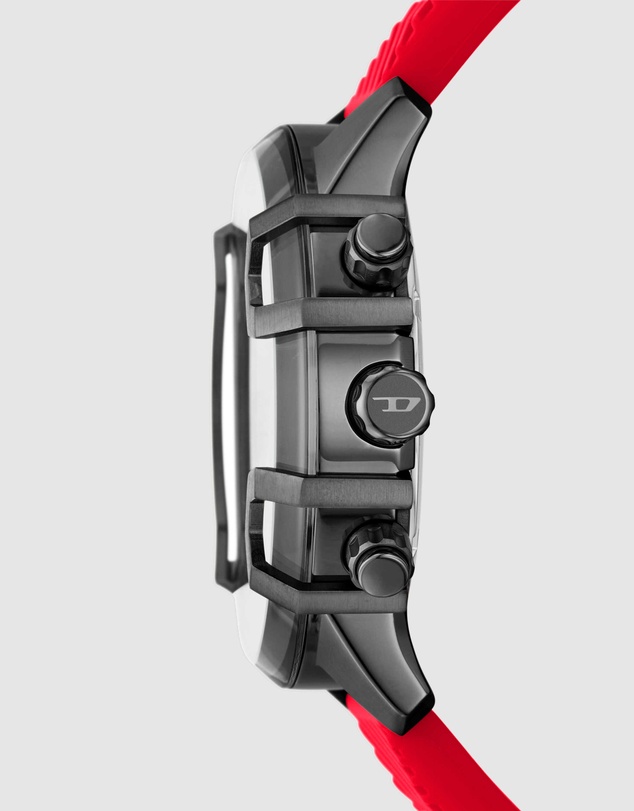 Diesel - Griffed Red Chronograph Watch