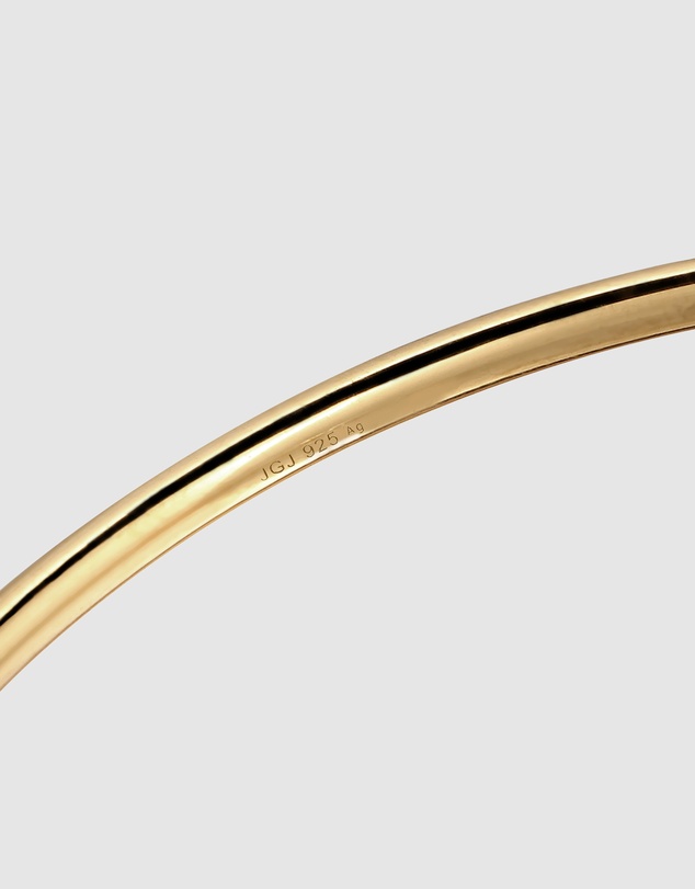 Elli Jewelry - Pearl Cuff Bracelet in Gold-Plated 925 Sterling Silver