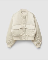 & Other Stories - Padded Bomber Jacket