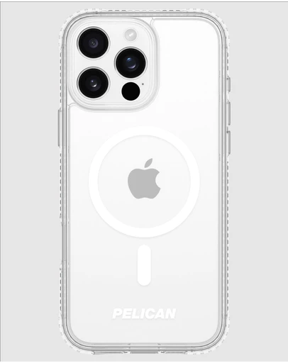Pelican - Pelican Protector Mag Safe Case for iPhone 16 Pro Max - Clear