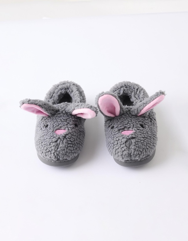 Kip&Co - Fluffy Bunny Sherpa Slippers - Kids