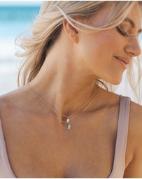 Luna Rae - Solid Gold - Diamond Luminous Necklace