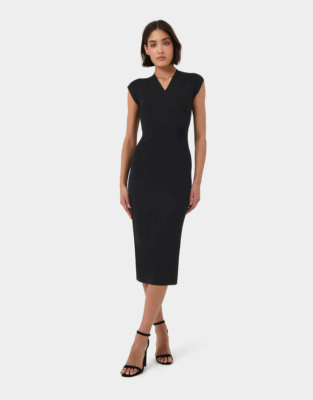 Forcast - Ani Cross Over Knit Dress