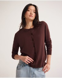 Oxford - Saga Side Button Cardigan