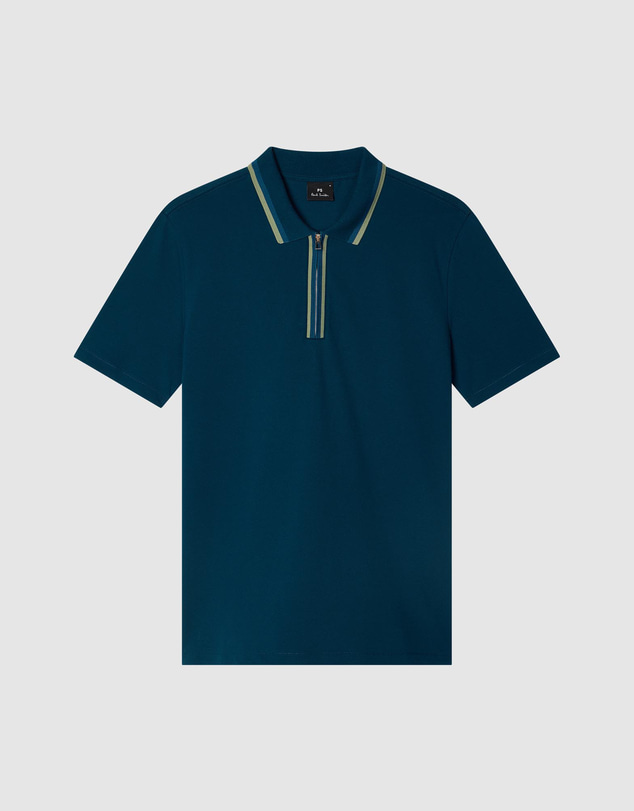 Paul Smith - Regular Fit Zip Polo Shirt