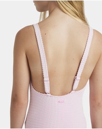 Roxy - Girls 8 to 16 Daisy Check One Piece