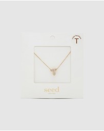 Seed Heritage - Initial Jewel Bubble Necklace