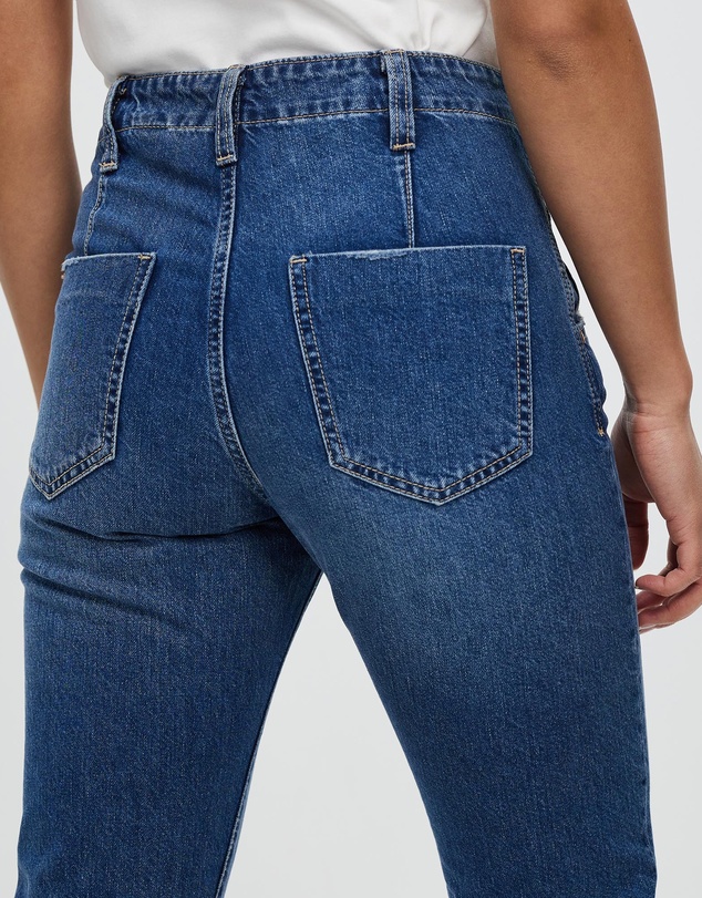 DRICOPER DENIM - Drifter Blur Blue Straight Leg Jeans