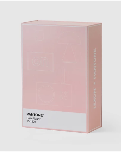 Lexon - Lexon GIFT Set PANTONE - Includes Mino+ Mini Speaker, Flip Classic Clock, Mina M Lamp, Thykho 3 Speaker - Rose Pink