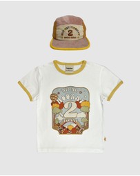 Banabae - Banabae 2nd Birthday Cap and Tee Bundle in Musk
