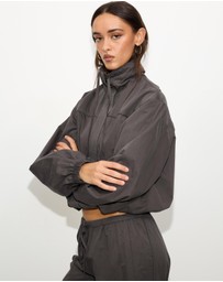 Dazie - Copper Funnel Neck Tech Jacket