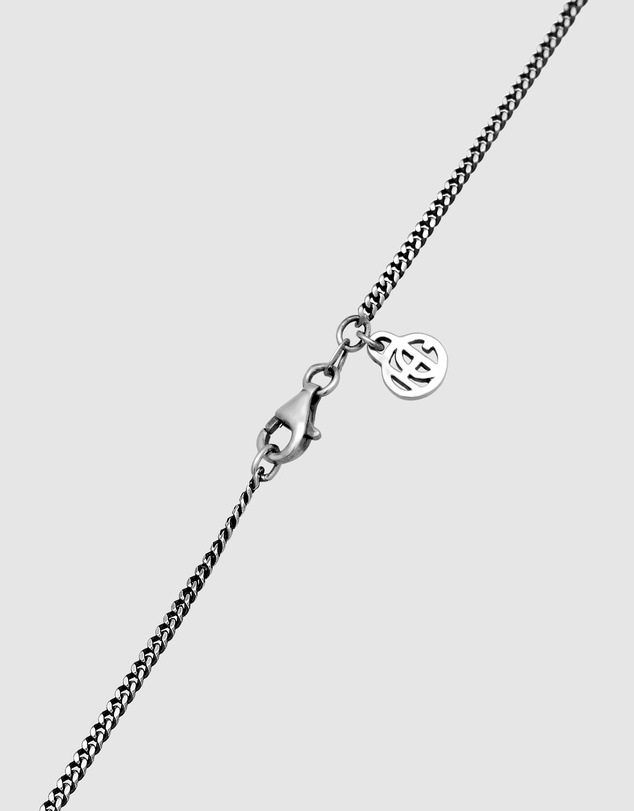 Haze & Glory - ICONIC EXCLUSIVE - Necklace Men Onyx Rectangle 925 Sterling Silver