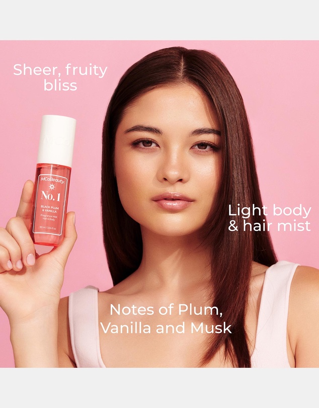 MCoBeauty - Fragrance Mist Hair & Body 90ml - No.1 (Black Plum & Vanilla)