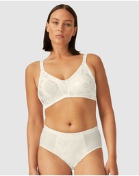 Naturana - Wide Strap Wireless Minimiser Bra