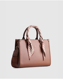 Laura Jones - Small Tote Bag With Scarf