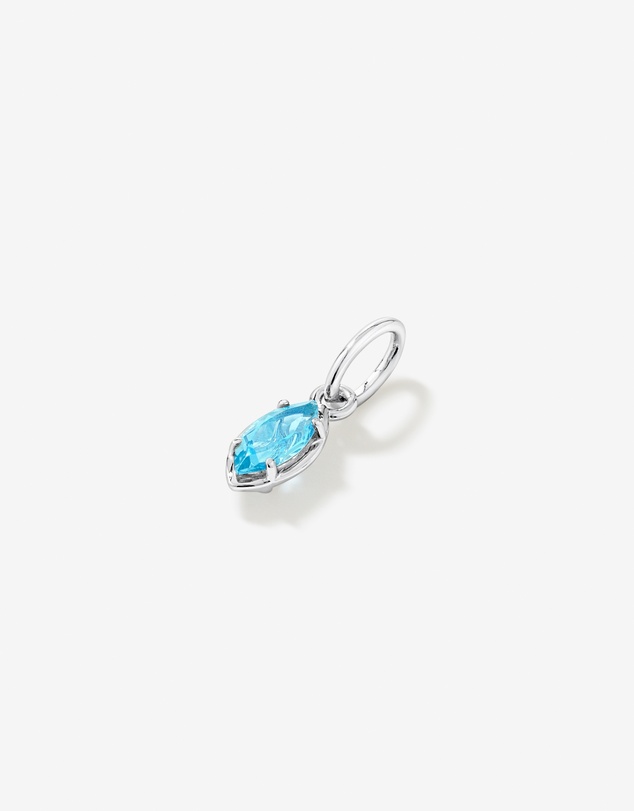 Michael Hill - Marquise-Cut Swiss Blue Topaz Pendant in Sterling Silver