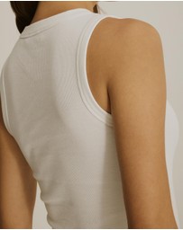 Atmos&Here - Organic Cotton High V-Neck Tank