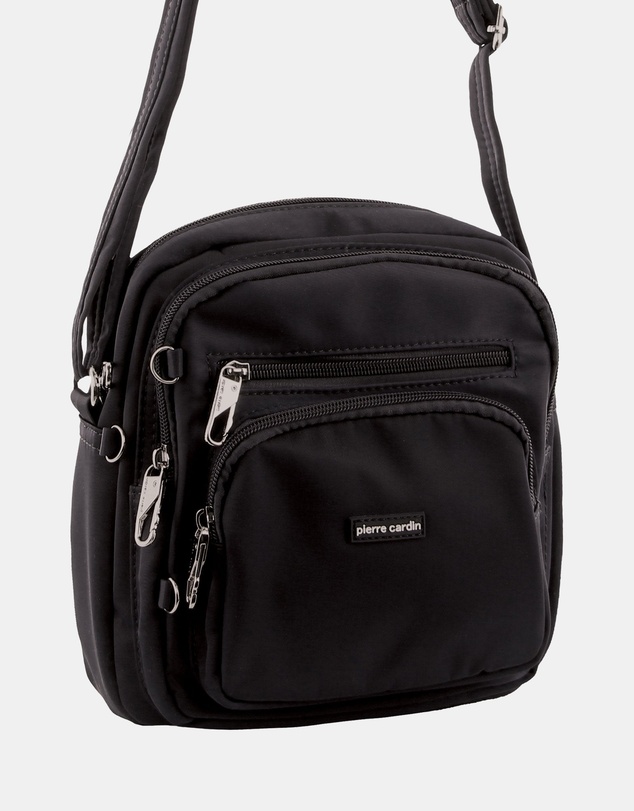 Pierre Cardin - Pierre Cardin Nylon Anti-Theft Cross Body Bag