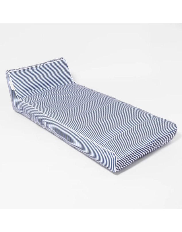 Sunnylife - Luxe Lie-On Lounger Float Le Weekend - Navy