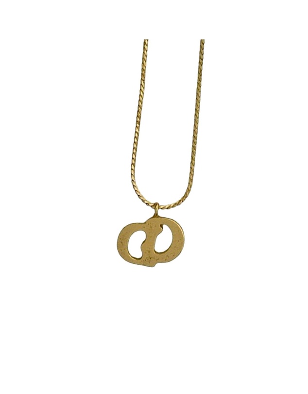 Pre-Loved by Azura Reborn - Pre-Loved Gold Plated CD Logo Pendant Necklace