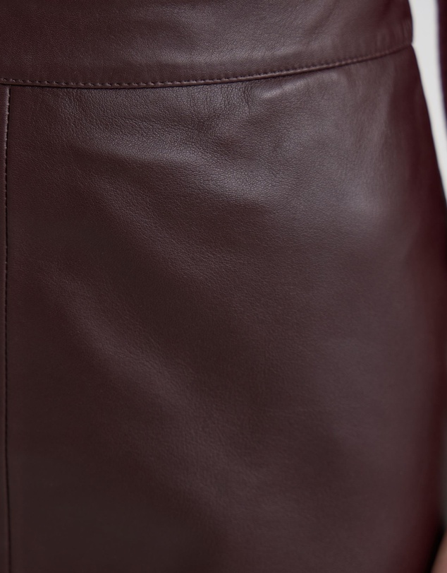 Oxford - Nina Nappa Leather Skirt