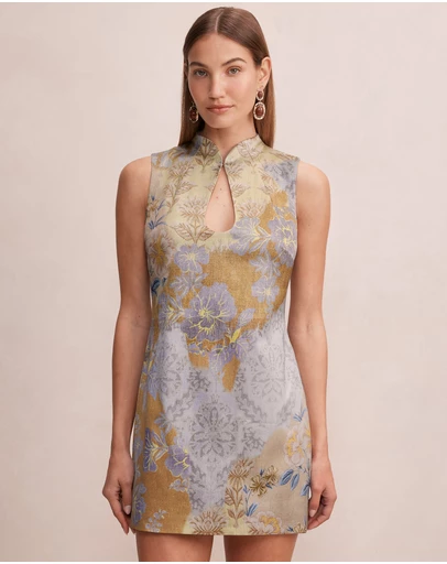 Forever New - Jade Keyhole Satin Mini Dress