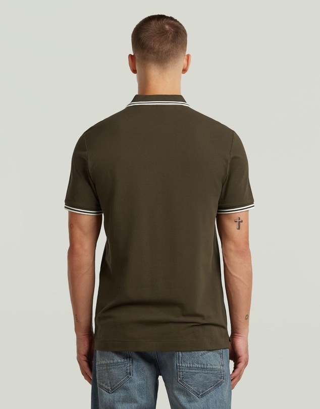 G-Star - Dunda slim stripe polo s\s