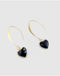Miz Casa and Co - Hazel Heart Hook Earrings