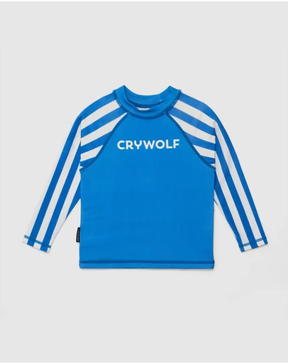 Crywolf - BABY RASH VEST Deep Sea Stripe