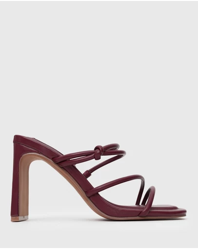 Betts - Wider Fit Cleopatra High-Heeled Strappy Mules