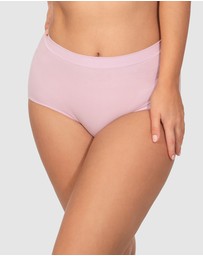 B Free Intimate Apparel - Seamless Cotton Full Briefs - 3 Pack