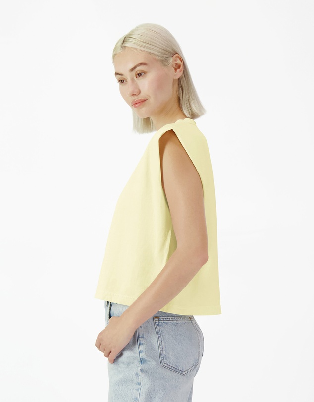 American Apparel - Heavyweight Garment Dyed Women's Muscle T-Shirt