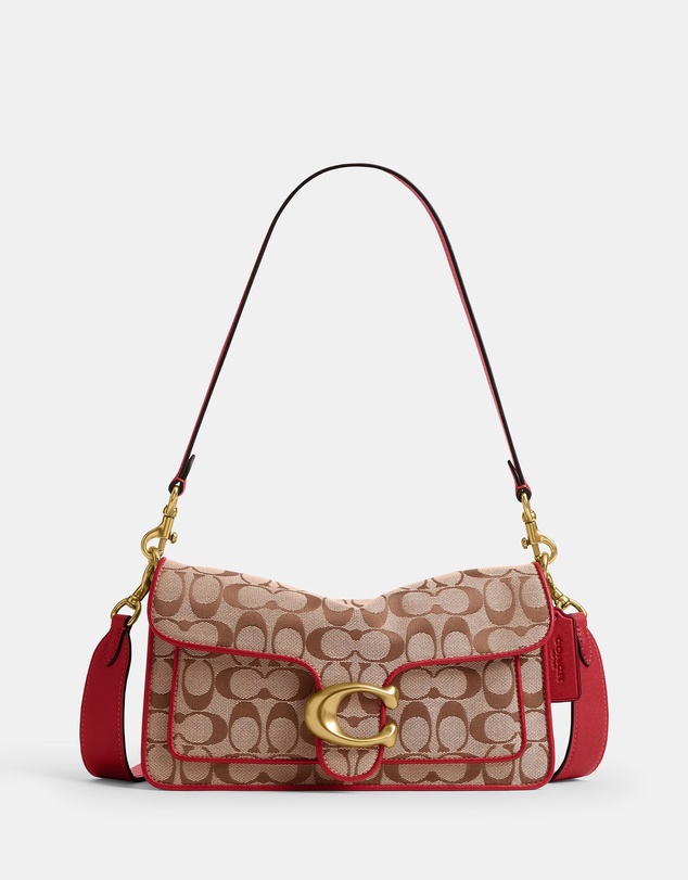 Coach - Soft Tabby Shoulder Bag 26 In Signature Jacquard