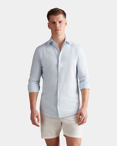 Peckham Rye  - Striped Oxford Shirt