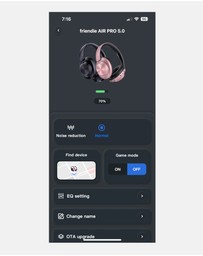 Friendie - AIR PRO 5 ANC Over Ear Noise Cancelling Headphones (App Edition)
