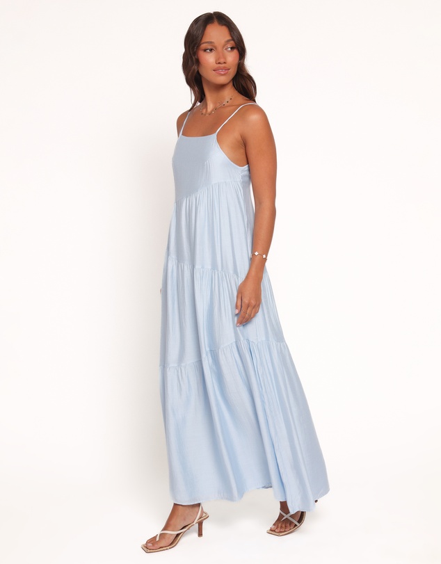 Petal & Pup - Bennie Midi Dress - Pale Blue