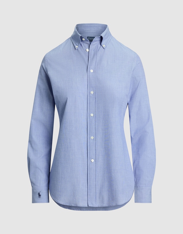 Polo Ralph Lauren - End-On-End Stretch Slim Fit Cotton Shirt - ICONIC EXCLUSIVE