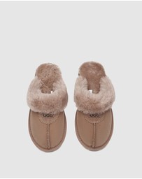 EVERAU - Australian Shepherd Ugg Waffle Slipper Sheepskin Upper House Shoes
