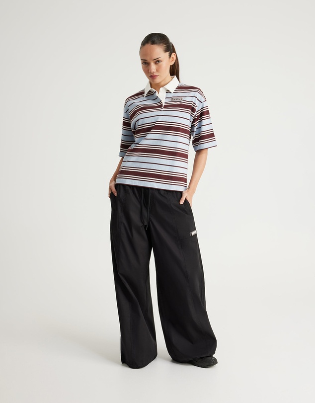 Upstate - Stripe Rugby Top - Blue Haze/Moccha/Vintage White