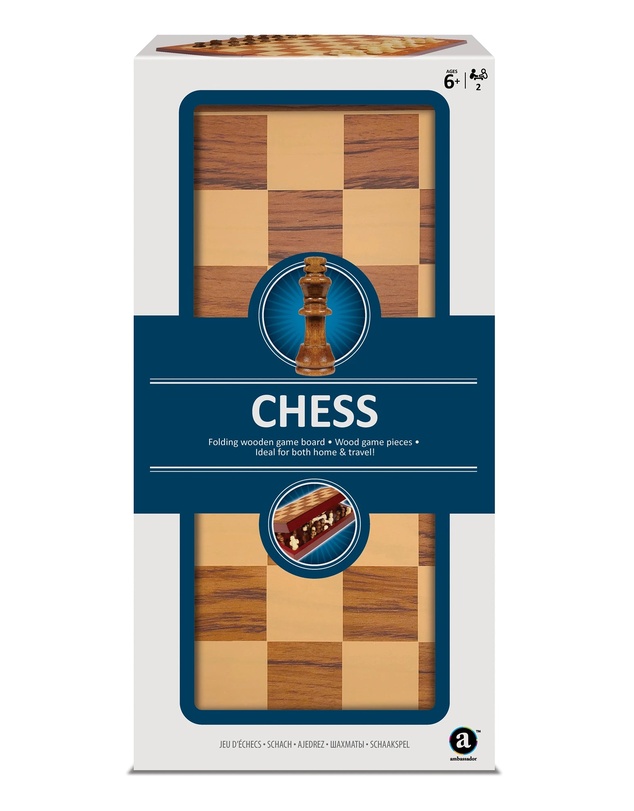 Ambassador - Folding Wood Chess Set