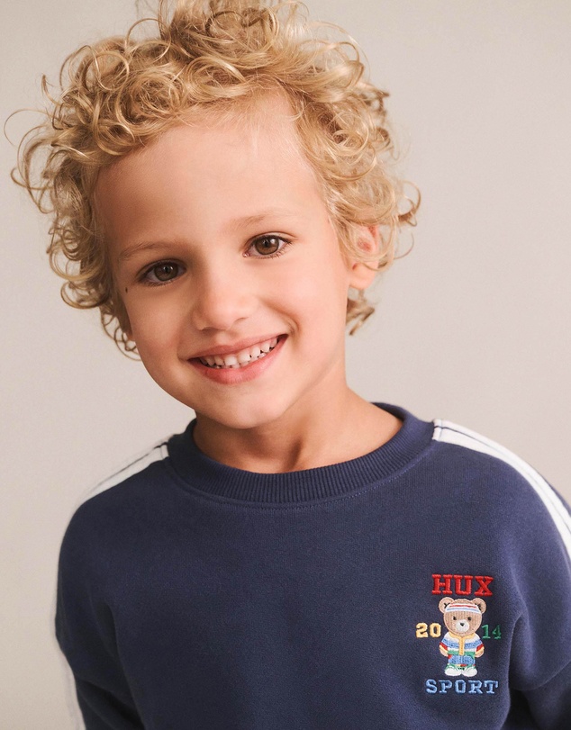 Huxbaby - Hux Sport Sporty Stripe Sweatshirt - Babies-Teens