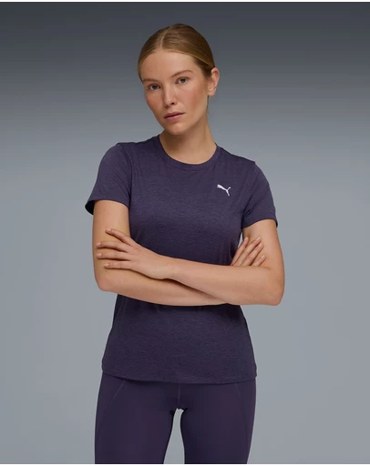 Puma - Train All Day Essentials Heather Tee - Women