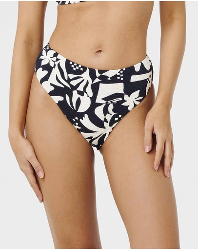 Rip Curl - Topanga Geo Good Pant Coverage Bikini Bottom