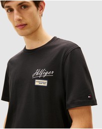 Tommy Hilfiger - Textured Logo Crew Neck T-Shirt