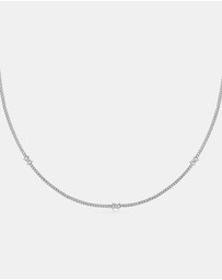 Ania Haie - Ania Haie Silver Cross Station Necklace