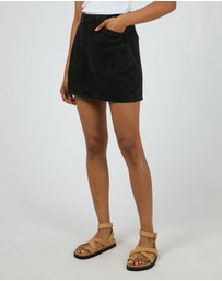 All About Eve - Becca Skirt Washed Black