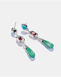 THOMAS SABO - THOMAS SABO Elyndra Earrings with Multicolored Stones