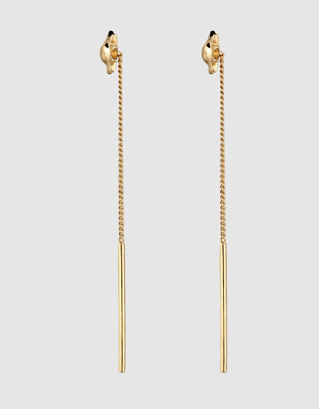 Elli Jewelry - Sunburst Drop Earrings in Gold-Plated 925 Sterling Silver